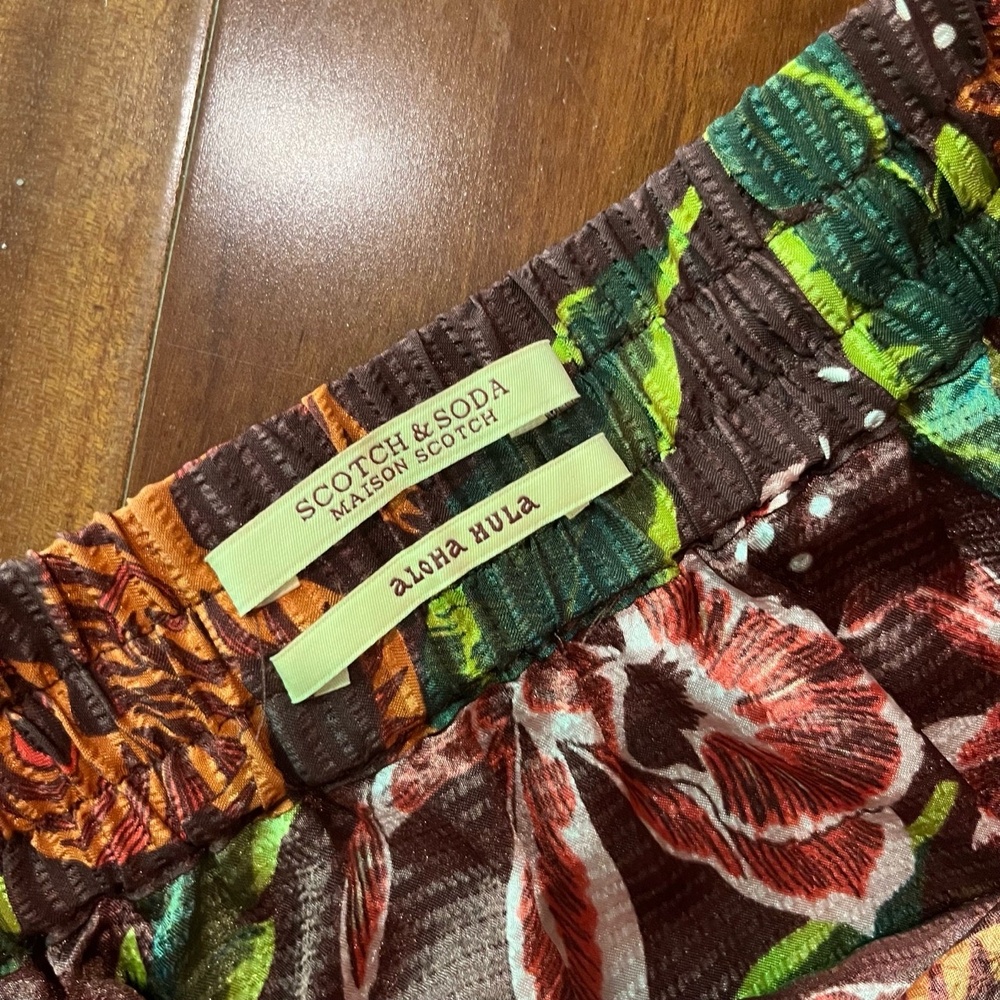 Scotch Soda Maxi Skirt Tiger Aloha Hula‎ Maison Scotch Floral Resort Tropical XS - Picture 2 of 9